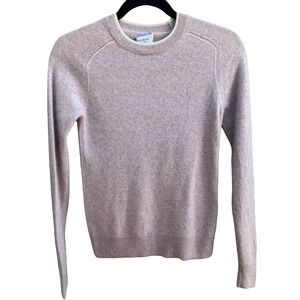 Motivi Cashmere Quiet Luxury Coquette Balletcore Preppy Sweater Pastel Pink S
